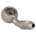 QSP stainless steel banjo eye 45° male AN4