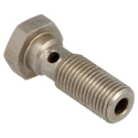 QSP stainless steel banjo bolt 25 mm long M10 x 1.25 mm
