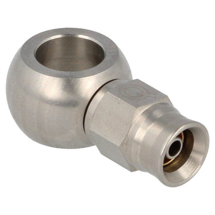 QSP stainless steel banjo eye straight AN3 - 11.2 mm in the group Brakes / Brake parts / Banjo Eye at DDESIGN Scandinavia AB (QGS-RO304)