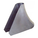 Steel gusset - Curved model - 60° QSP Products
