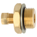 sump plug adapter - M20 x 1.5 male - 1/8 NPT female QSP Products