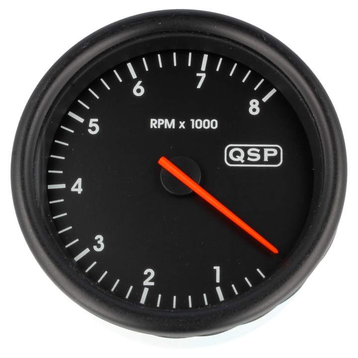 Tachometer - 0-8000 RPM QSP Products in the group Universal products at DDESIGN Scandinavia AB (QMO-TACHO-08)