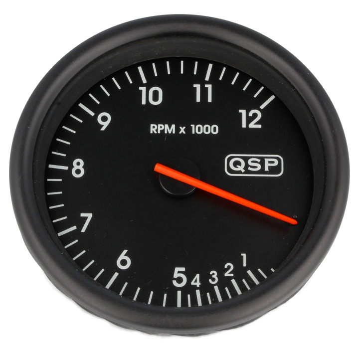 Tachometer - 0-12000 RPM - Recall QSP Products in the group Universal products at DDESIGN Scandinavia AB (QMO-TACHO-12-RECALL)