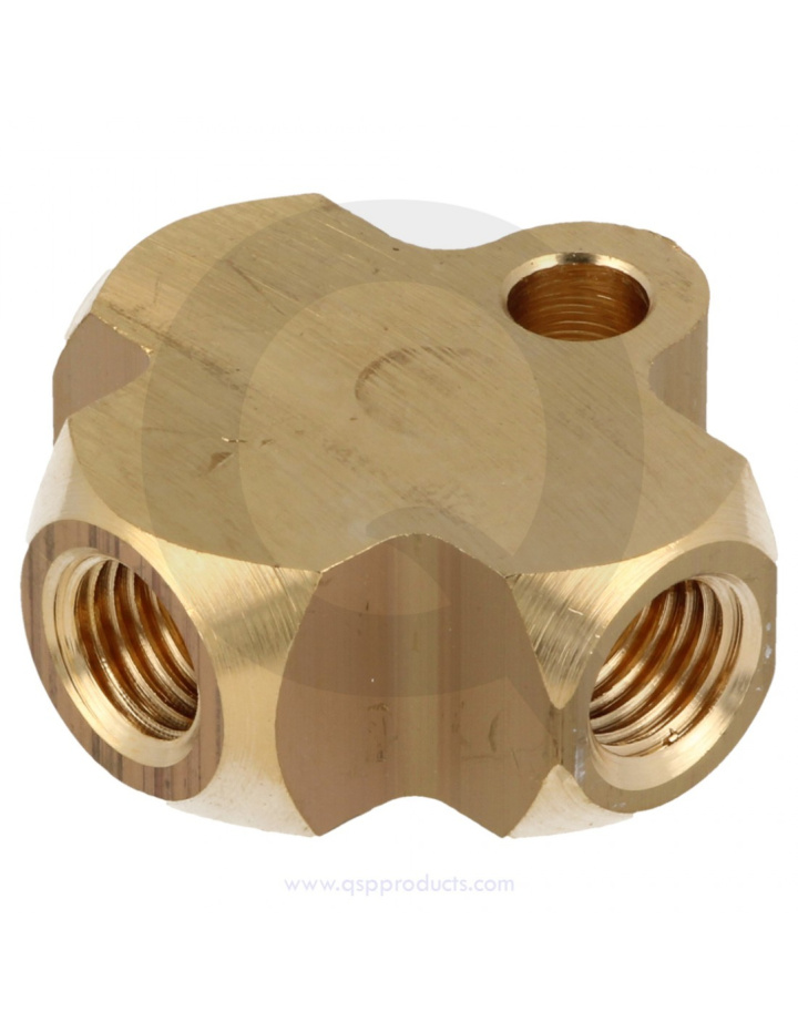 Brake line T-cross Stainless 3x Convex QSP in the group Brakes / Brake parts / T-Piece at DDESIGN Scandinavia AB (QNR001TKORS)