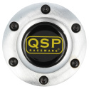 steering ring with horn silver QSP Products