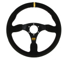 QSP sports steering wheel suede - 350 mm - flat
