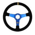 QSP sports steering wheel suede - 350 mm - deep 70 mm