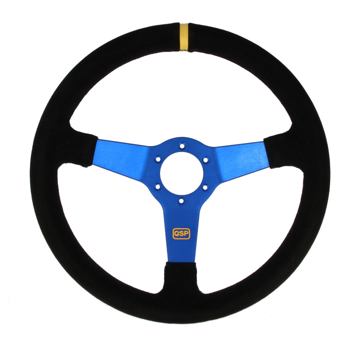 QSP sports steering wheel suede - 350 mm - deep 70 mm in the group Interior / Steering Wheels & Hubs / Sports steering wheels & Wooden steering wheels / Drifting Steering Wheels at DDESIGN Scandinavia AB (QS.S70B3)