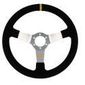 QSP sports steering wheel suede - 350 mm - deep 70 mm