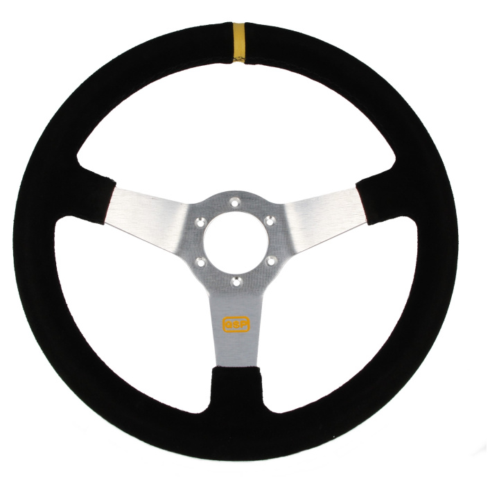 QSP sports steering wheel suede - 350 mm - deep 70 mm in the group Interior / Steering Wheels & Hubs / Sports steering wheels & Wooden steering wheels / Drifting Steering Wheels at DDESIGN Scandinavia AB (QS.S70S3)