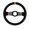 QSP sports steering wheel suede - 320 mm - deep 65 mm