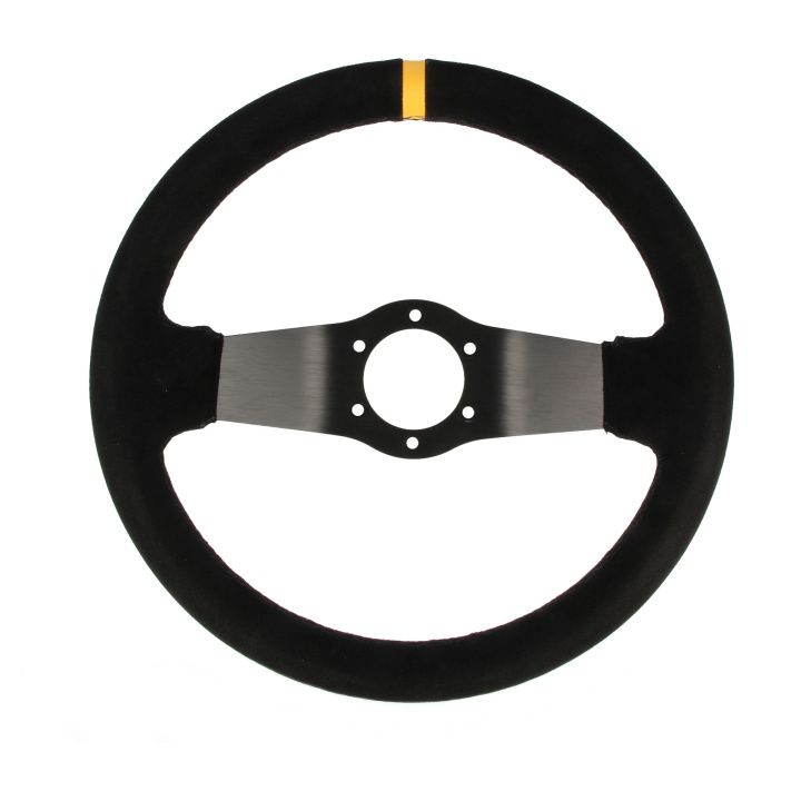 QSP sports steering wheel suede - 320 mm - deep 65 mm in the group Interior / Steering Wheels & Hubs / Sports steering wheels & Wooden steering wheels / Drifting Steering Wheels at DDESIGN Scandinavia AB (QS.S70Z2)