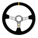 QSP sports steering wheel suede - 350 mm - deep 90 mm