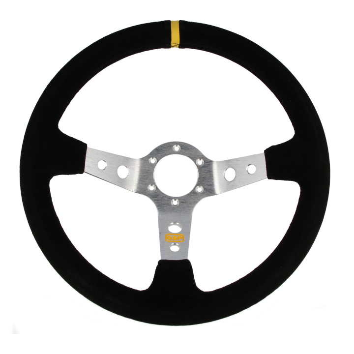 QSP sports steering wheel suede - 350 mm - deep 90 mm in the group Interior / Steering Wheels & Hubs / Sports steering wheels & Wooden steering wheels / Drifting Steering Wheels at DDESIGN Scandinavia AB (QS.S90S3)