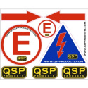 Sticker sheet Racing QSP