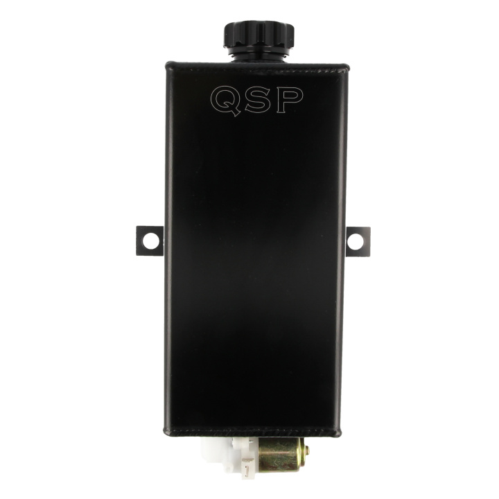 aluminum windshield washer fluid tank vertical 1.6 liters QSP Products in the group Universal products at DDESIGN Scandinavia AB (QTANK-29BLK)