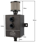 aluminum oil catch tank 1.6 liters QSP Products