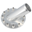 Filling connection for Fuel tank (silver) QSP Products