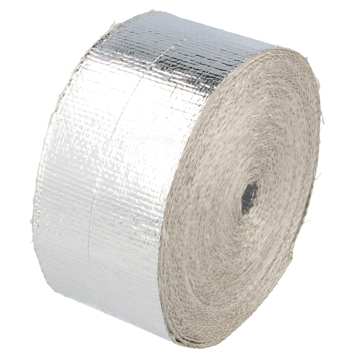 QSP Heat resistant tape - 10 m x 50 mm - Silver in the group Tuning / Thermal insulation & Cable protection / Tape & Heat protection tape at DDESIGN Scandinavia AB (QTAPE4)