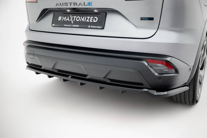 Renault Austral Mk1 2022+ Rear Splitter (with vertical bars) Maxton Design in the group Select car model / Renault / Austral 2022+ at DDESIGN Scandinavia AB (RE-AU-1-IC-RD1GRD2G)