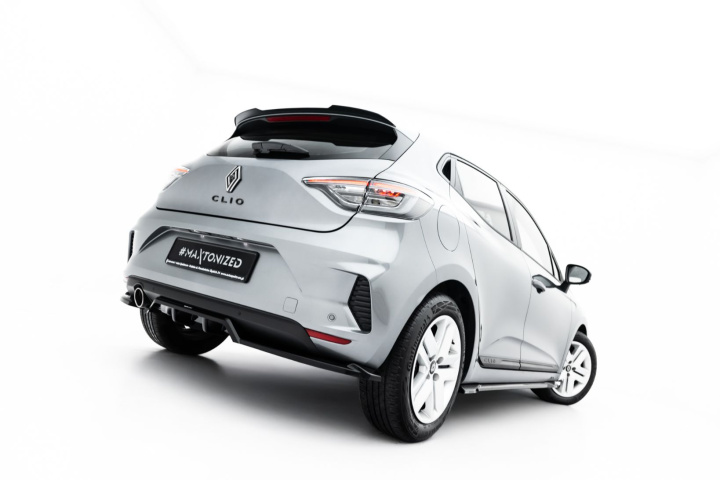 Rear Splitter (with vertical bars) Renault Clio Mk5 Facelift Maxton Design in the group Select car model / Renault / Clio 5 2019+ at DDESIGN Scandinavia AB (RE-CL-5F-RSD1G-RD1G)