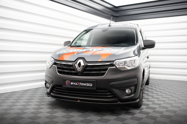 Renault Express Mk2 2020- Front Splitter V.1 Maxton Design in the group Select car model / Renault / Express MK2 2020+ at DDESIGN Scandinavia AB (RE-EX-2-FD1G)
