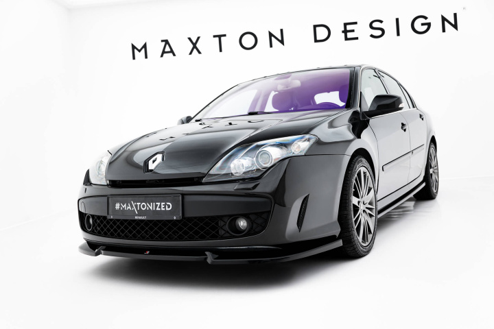 Renault Laguna Hatchback GT Mk3 2007-2015 Front Splitter Maxton Design in the group Select car model / Renault / Laguna at DDESIGN Scandinavia AB (RE-LA-3-GT-FD1G)