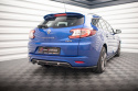 Central Rear Splitter (with Vertical Bars) Renault Megane Gt Line Grandtour Mk3 Facelift Maxton Design