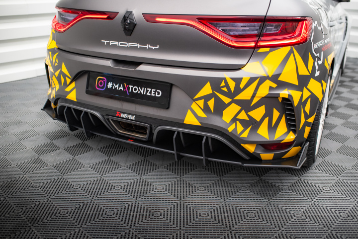 Street Pro Rear Diffuser Renault Megane RS Mk4 in the group Select car model / Renault / Megane 16+ at DDESIGN Scandinavia AB (REME4RSCNC-RS1B)