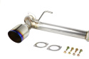 Subaru BRZ / GT86 2012+ MUFFLER DELETE BURNT SS DOUBLE WALL TIP REMARK