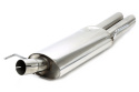 VW Golf III, Golf III Cabriolet, Golf IV Cabriolet Golf III, Typ 1H_, / Golf III Cabriolet, Typ 1E_, / Golf IV Cabriolet, Typ 1E_ 1991-2002 TA Technix rear silencer 