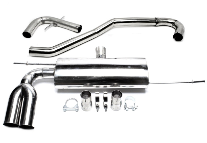 Audi / VW A3, Golf V, Golf Plus A3, Typ 8P, / Golf V, Typ 1K, / Golf Plus, Typ 1KP 2003-2013 TA Technix stainless steel racing system in the group Select car model / Audi / A3 - S3 - RS3 (8P) 2003-2013 / Tuning / Exhaust at DDESIGN Scandinavia AB (RSG5AE276S-1)