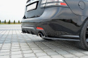 Saab 9-3 Aero 2007-2011 Facelift Rear Side Splitters Maxton Design