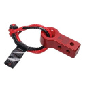 Saber 7075 Alloy Recovery Hitch  Prismatic Red & 9K Soft Shackle