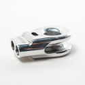 Saber 6061 Aluminium Spliced Winch Thimble  Polished Alloy