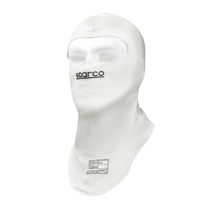 Sparco RW-4 R574 Balaklava One-size, White, FIA: 8856-2018 in the group Interior / Motorsport / Personal equipment / Undershirt & balaclava for racing at DDESIGN Scandinavia AB (SCO001487BI)