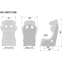 Sparco ADV Competition Racingseat Size: M/L,  Black, FIA: 8862-2009