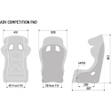 Sparco ADV Competition Pad Racingseat Size: M/L, Black, FIA: 8862-2009