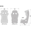 Sparco Matrix Racingseat Size: L, Black, FIA: 8862-2021