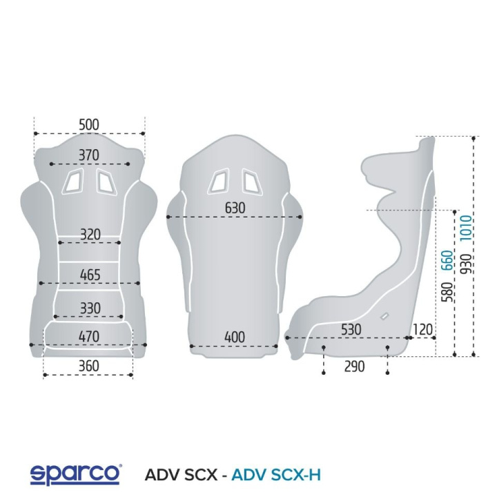 Racing Seat ADV-SCX H (Large) Black FIA 8862-2009 Sparco in the group Interior / Seats and Belts / Sports seats & Racing seats at DDESIGN Scandinavia AB (SCO00805ZNR)