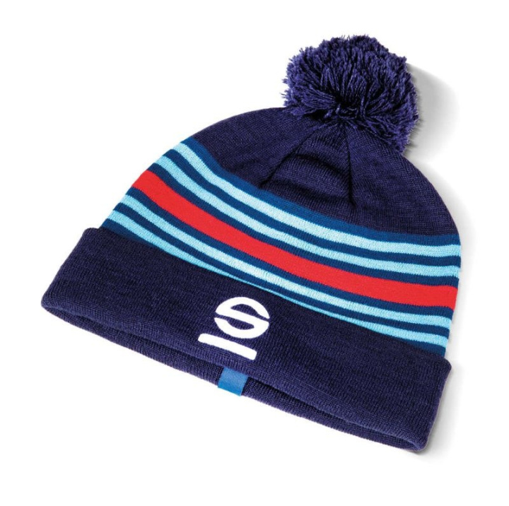 Martini Racing Bobble Beanie Hat Sparco in the group Universal products / Lifestyle / Clothing & Accessories / Caps and Hats at DDESIGN Scandinavia AB (SCO01232MRBM)