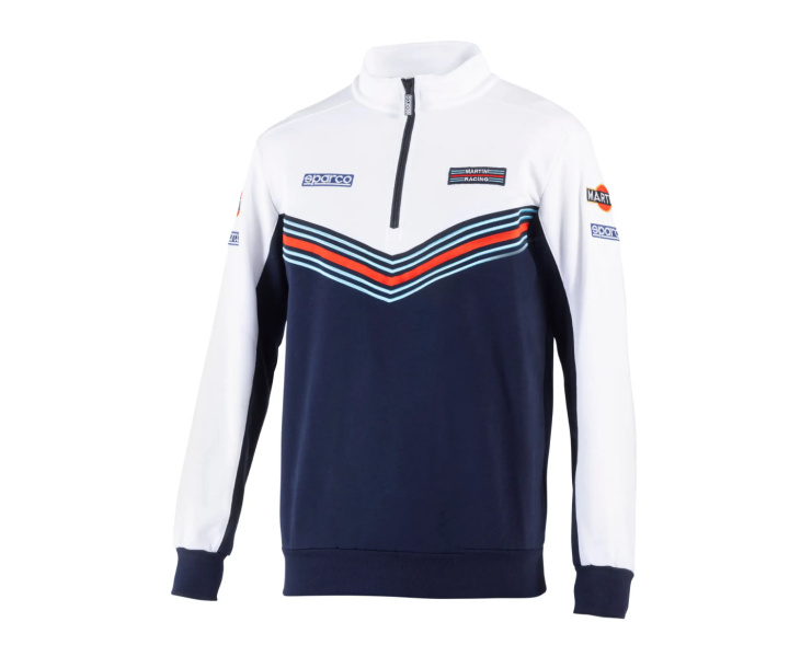 Sparco Martini Racing Half Zip Sweatshirt in the group Universal products / Lifestyle / Clothing & Accessories / Sparco Clothing & Promotional Items at DDESIGN Scandinavia AB (SCO013037MRBMBI)