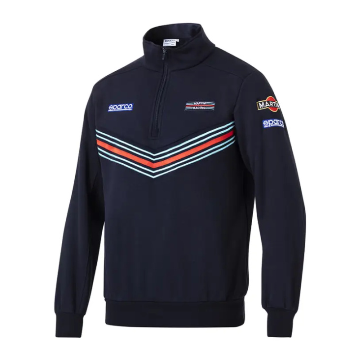 Half Zip Sweatshirt Martini Racing Sparco in the group Universal products / Lifestyle / Clothing & Accessories / Sparco Clothing & Promotional Items at DDESIGN Scandinavia AB (SCO013037MRBM)