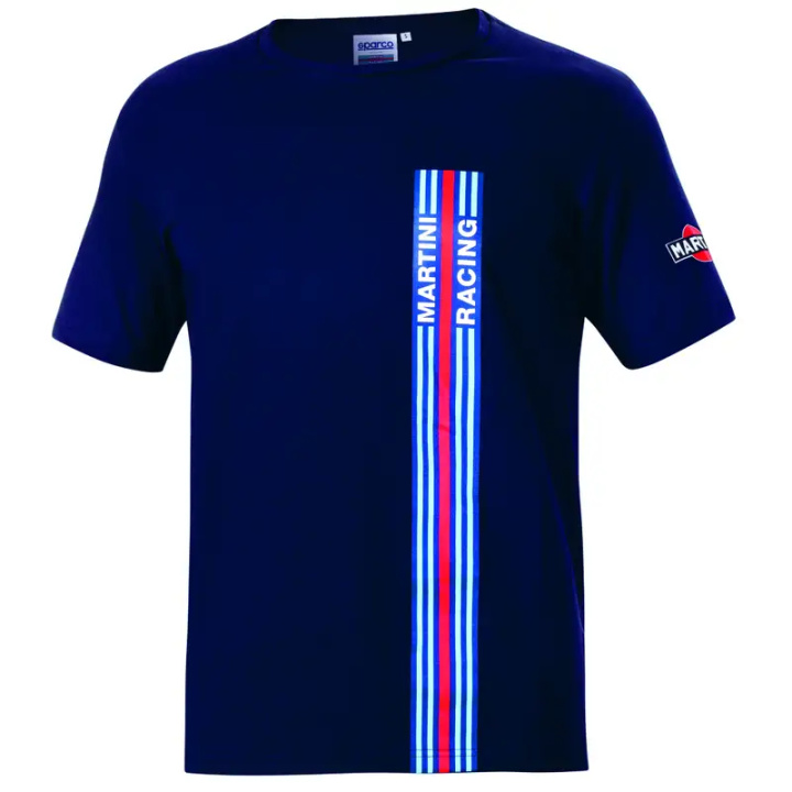 Sparco Martini Racing Big Stripes T-Shirt in the group Universal products / Lifestyle / Clothing & Accessories / Sparco Clothing & Promotional Items at DDESIGN Scandinavia AB (SCO01339MR)