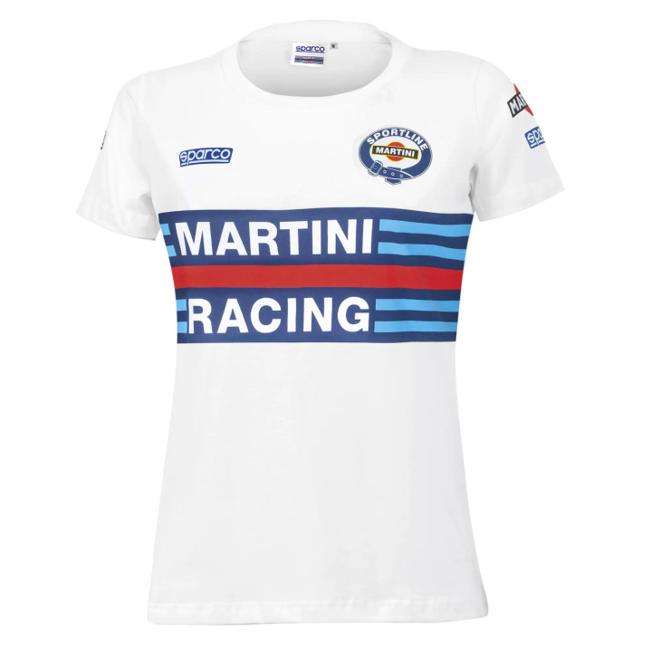Sparco Martini Racing T-Shirt Replica Lady in the group Universal products / Lifestyle / Clothing & Accessories / Sparco Clothing & Promotional Items at DDESIGN Scandinavia AB (SCO01398MRBI)