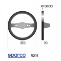 Sparco R215 350mm Suede 2-spoke