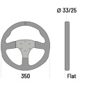 R350 Suede 350mm Steering Wheel Sparco