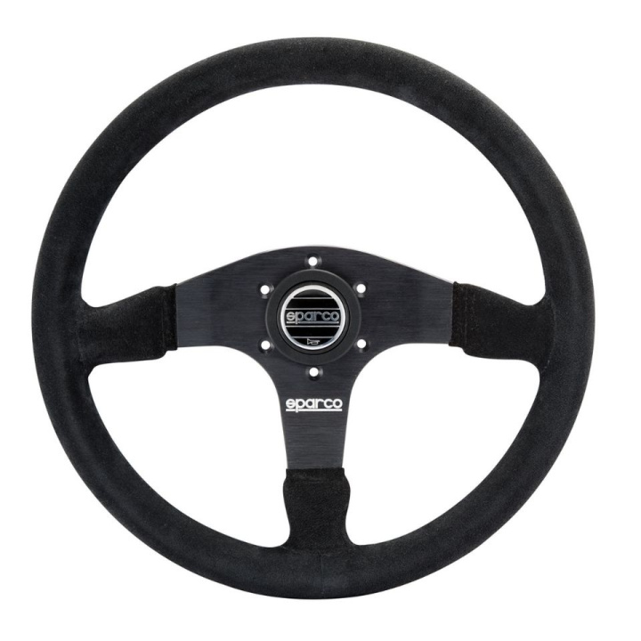 Sparco R375 350mm Suede 3-spoke in the group Interior / Steering Wheels & Hubs / Sports steering wheels & Wooden steering wheels / Sport Steering Wheels at DDESIGN Scandinavia AB (SCO015R375PSN)