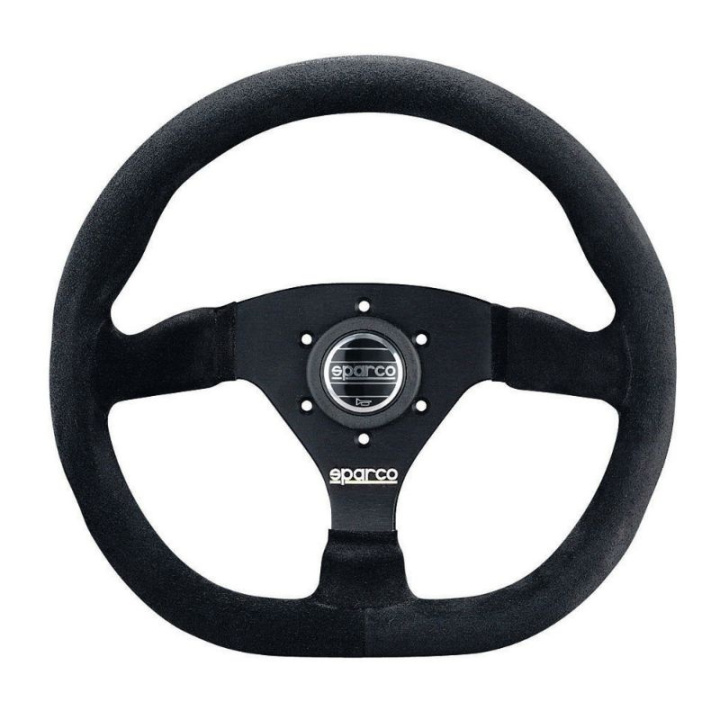 Sparco L360 330mm Suede 3-spoke in the group Interior / Steering Wheels & Hubs / Sports steering wheels & Wooden steering wheels / Sport Steering Wheels at DDESIGN Scandinavia AB (SCO015TRGS1TUV)