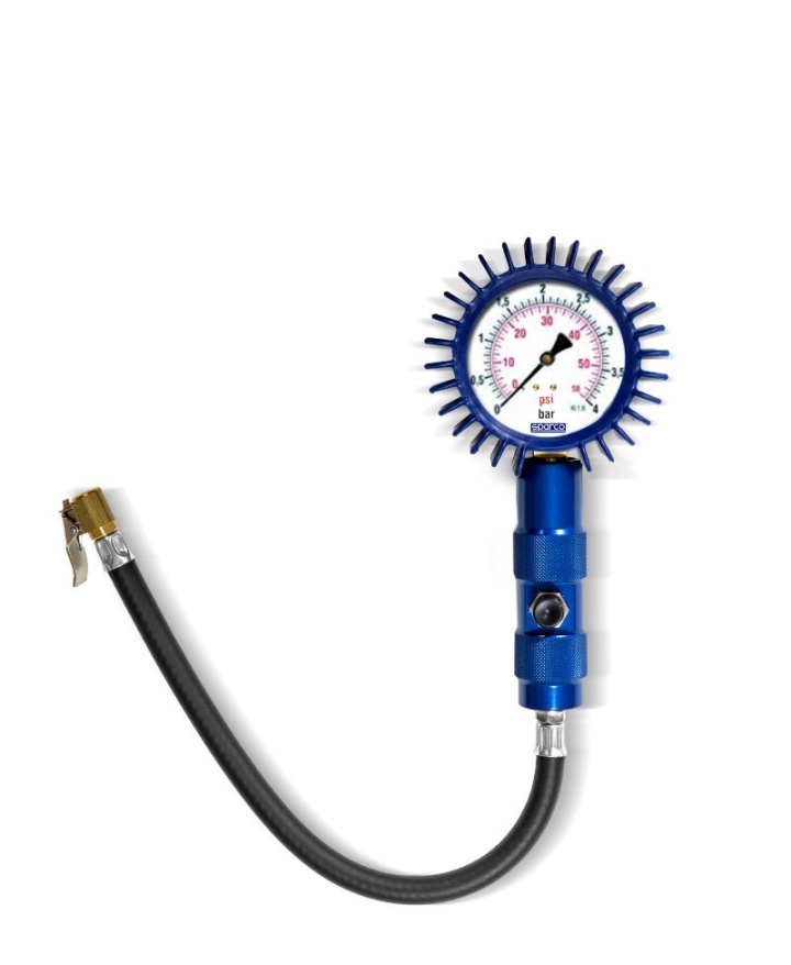 Analog Tyre Pressure Gauge 63mm Sparco in the group Universal products / Motorsport products / Tools & Accessories / Tools & Garage Accessories at DDESIGN Scandinavia AB (SCO2941063A)